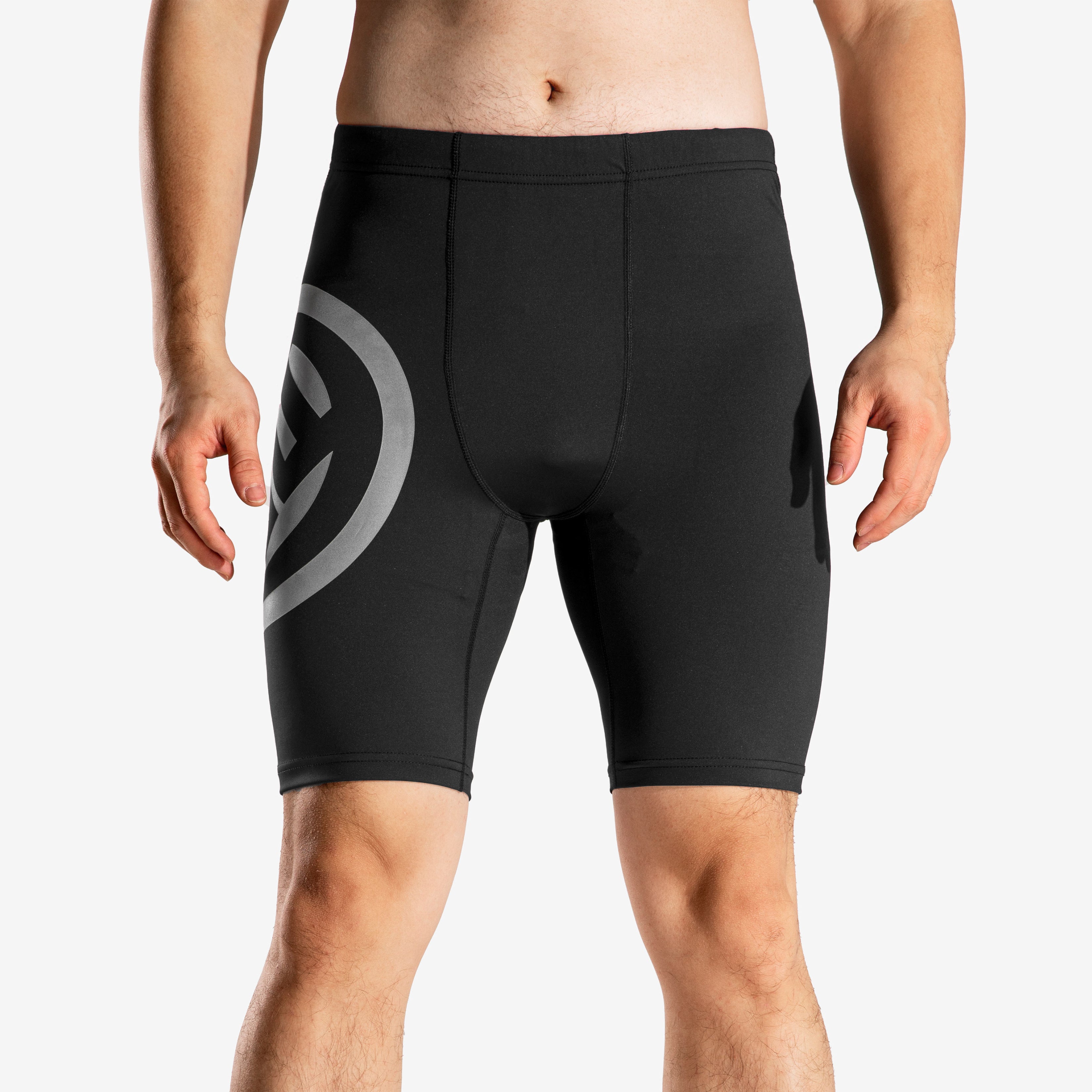 LUXIAOJUN Men's Workout Training Compression Shorts Pants