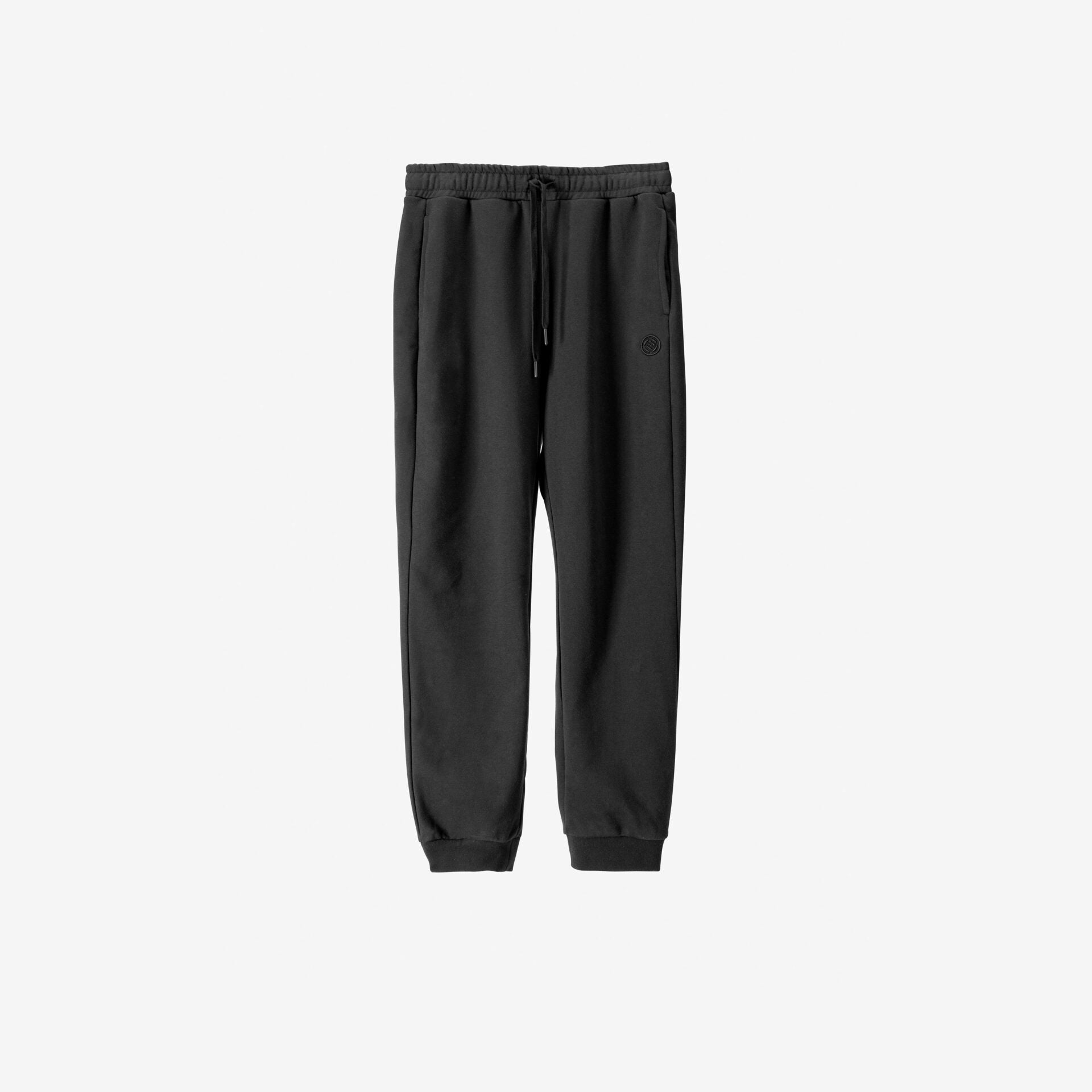 LUXIAOJUN Men's Essential Sweatpants (Black)