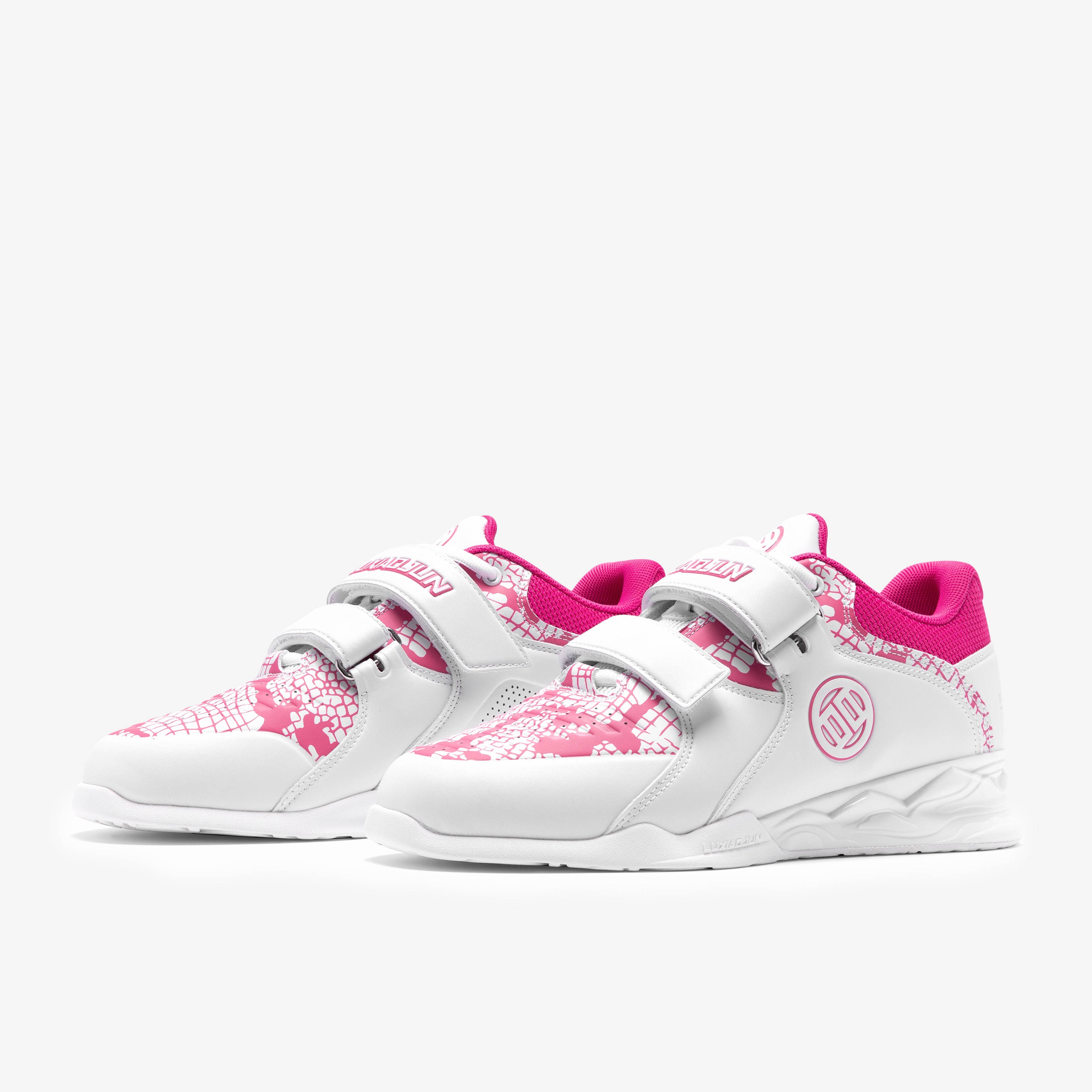 LUXIAOJUN PowerPro Weightlifting Shoes The Limited Snake Edition (Pink White)