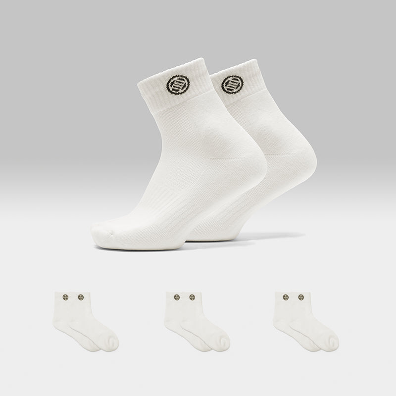 LUXIAOJUN Everyday Crew Socks (3 Pairs)