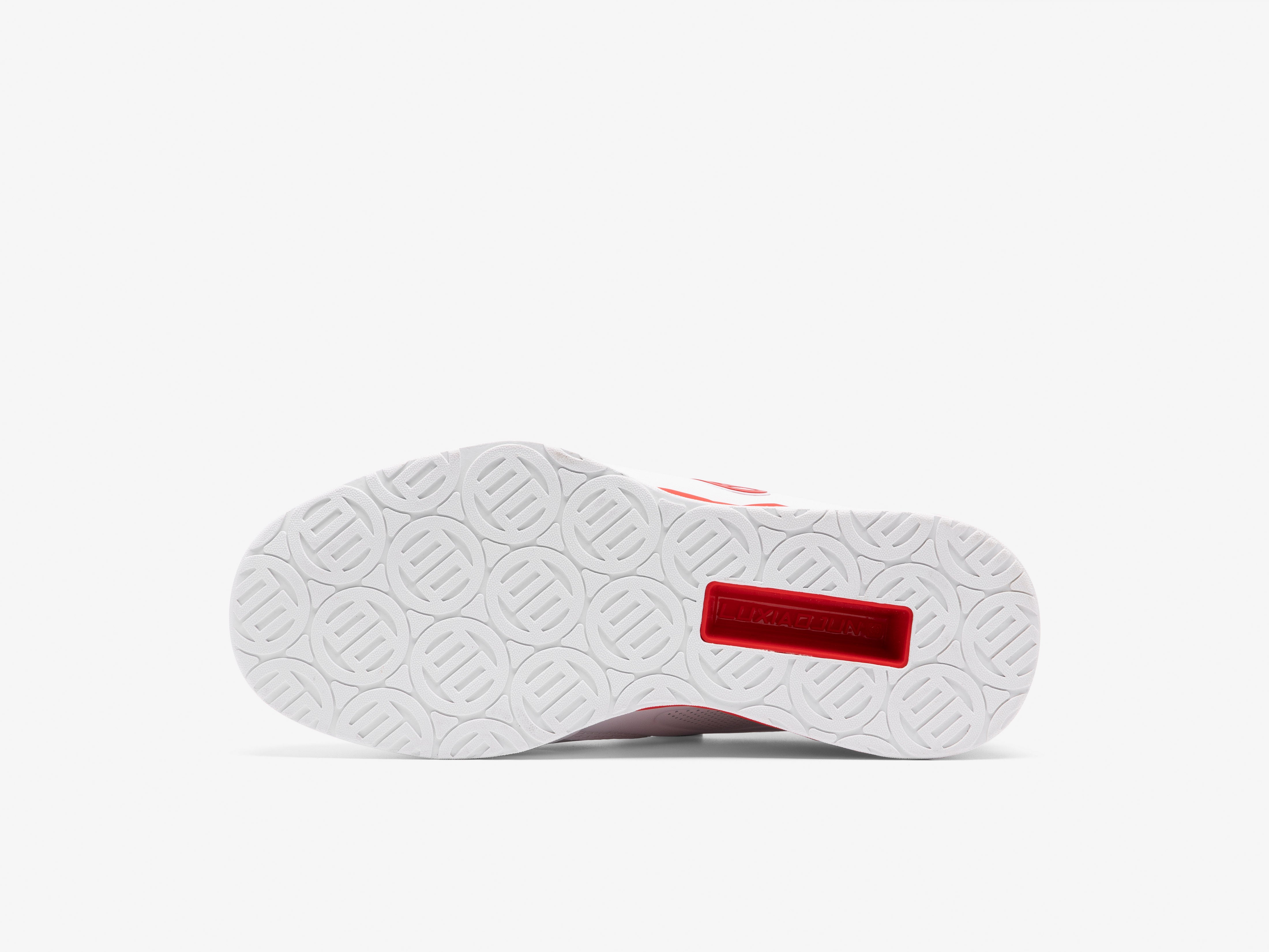 LUXIAOJUN PowerPro I Weightlifting Shoes (Red and White) Left sole