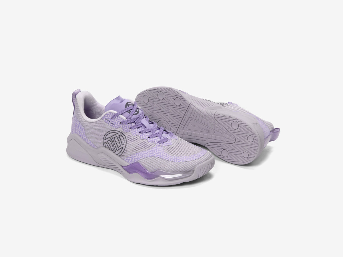 LUXIAOJUN XT-Lite Training Shoes in Lavender, pair showing upper and outsole
