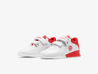LUXIAOJUN PowerPro I Weightlifting Shoes (Red and White) Pair front side picture